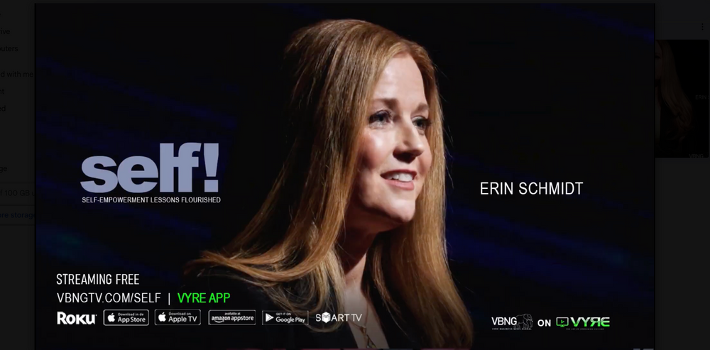Erin Schmidt featured on SELF! Talks VYRE TV business and life inspiring talks