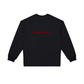 Model pairing the oversized Badass Redhead sweatshirt with casual bottoms
