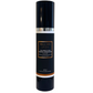 A tall black cylindrical bottle of Bella Vea Calming Plum Mineral Sunscreen SPF 50, featuring a shiny black cap, a silver metallic band, and a black label with gold and white text, set against a plain white background.