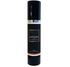 A tall black cylindrical bottle of Bella Vea Calming Plum Mineral Sunscreen SPF 50, featuring a shiny black cap, a silver metallic band, and a black label with gold and white text, set against a plain white background.
