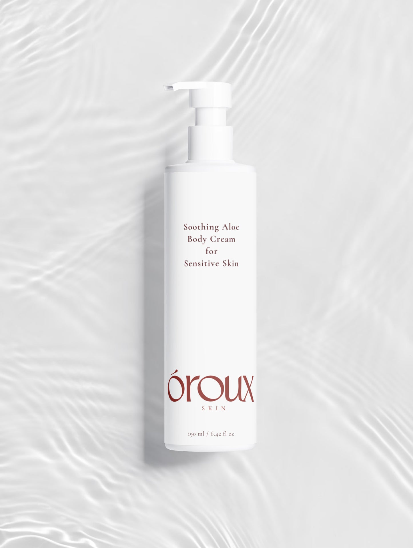 Soothing Aloe Body Cream for Sensitive Skin