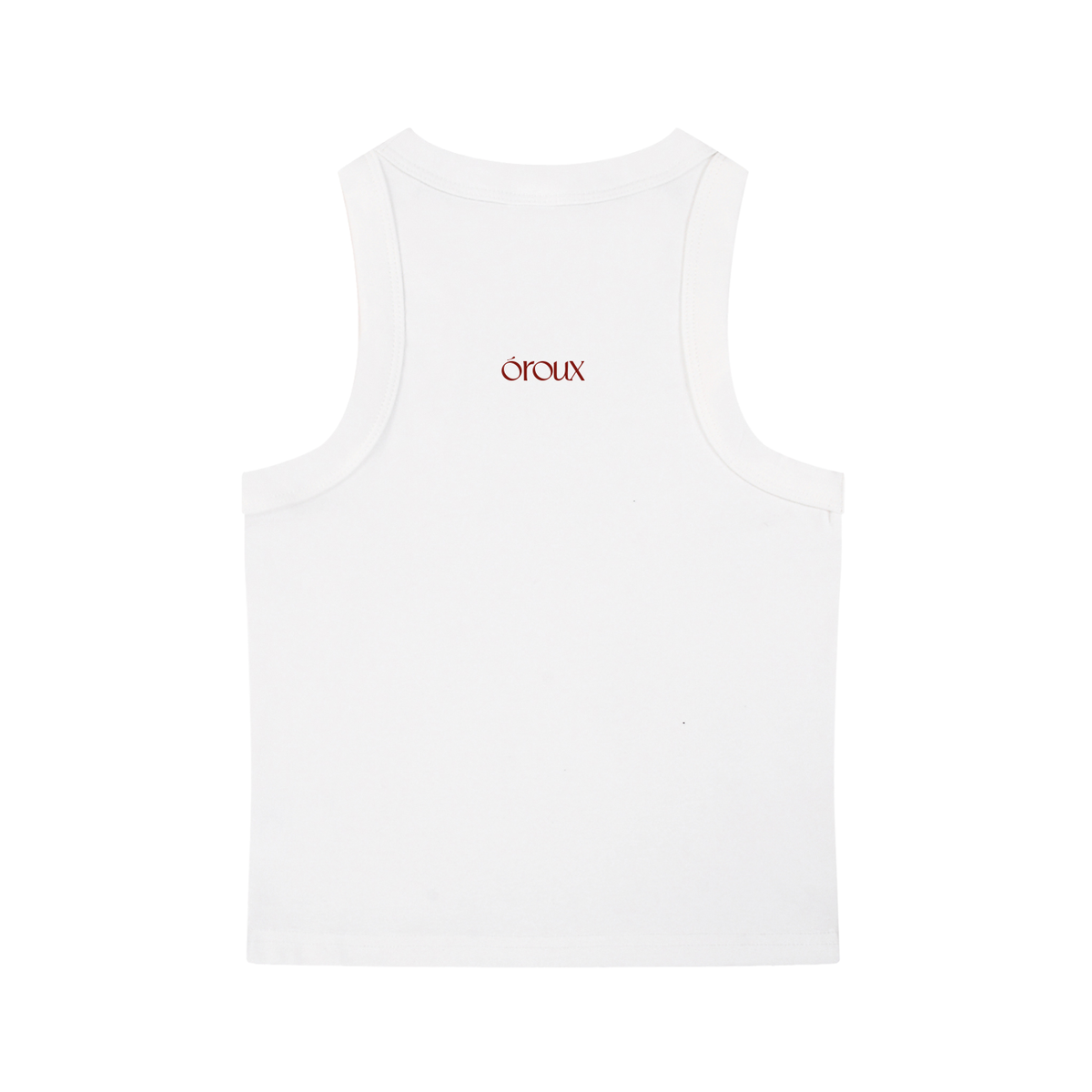 redheadgoddess redhead goddess cropped tank top back oroux logo