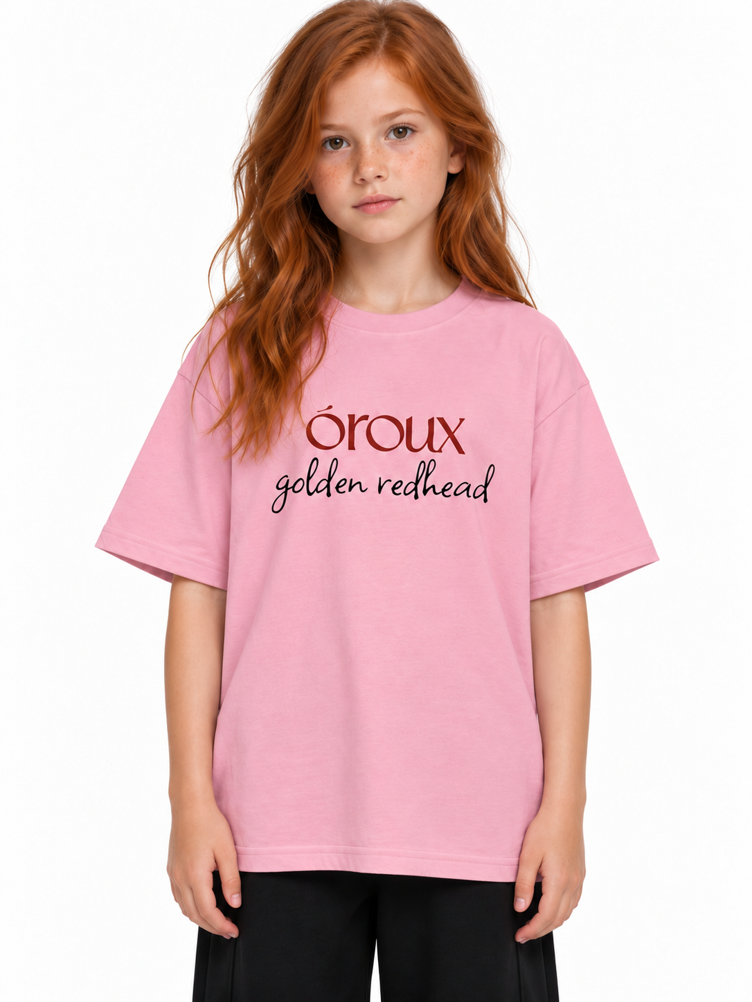 Óroux Golden Redhead Girls' T-shirt