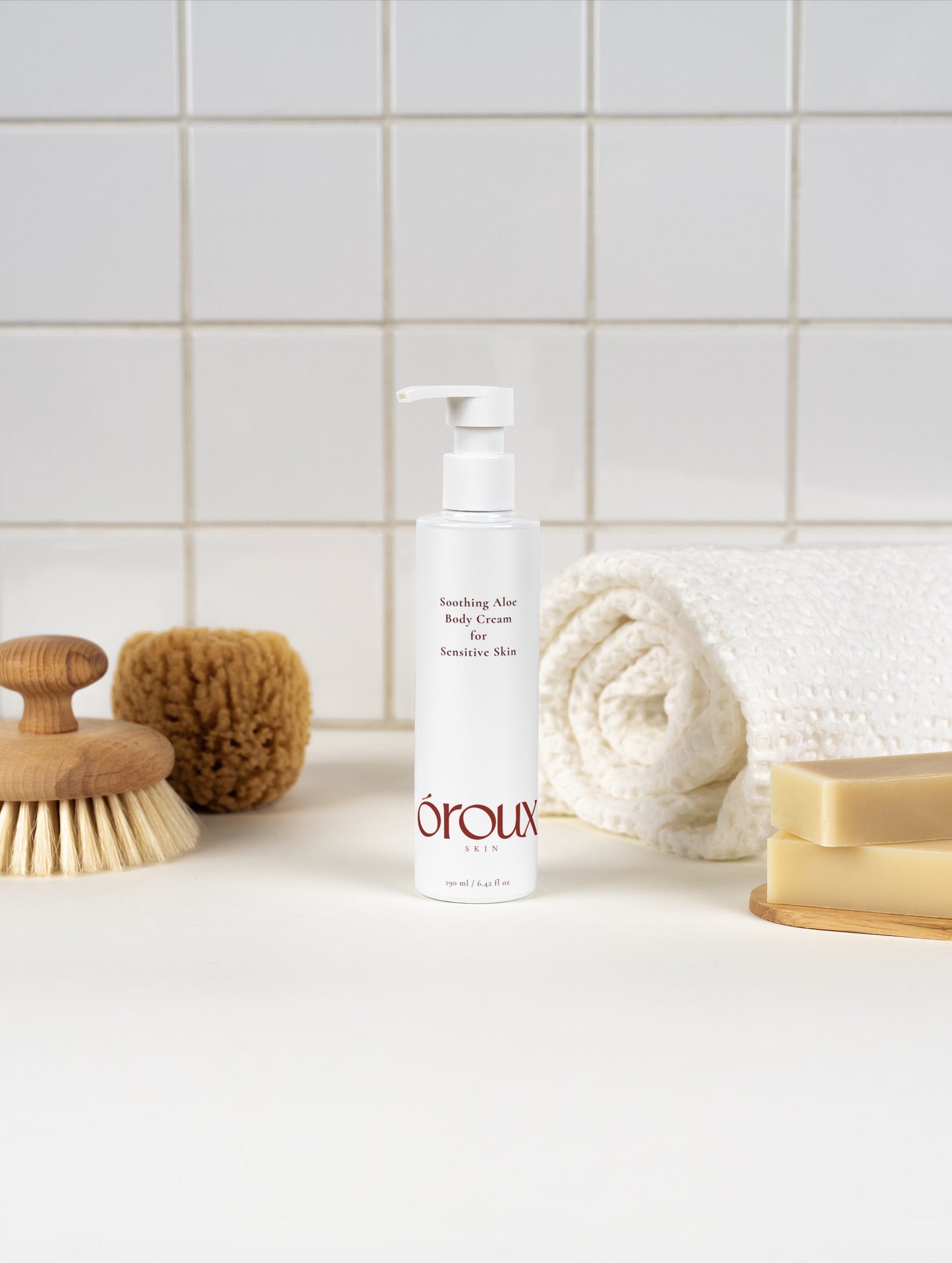 Soothing Aloe Body Cream for Sensitive Skin