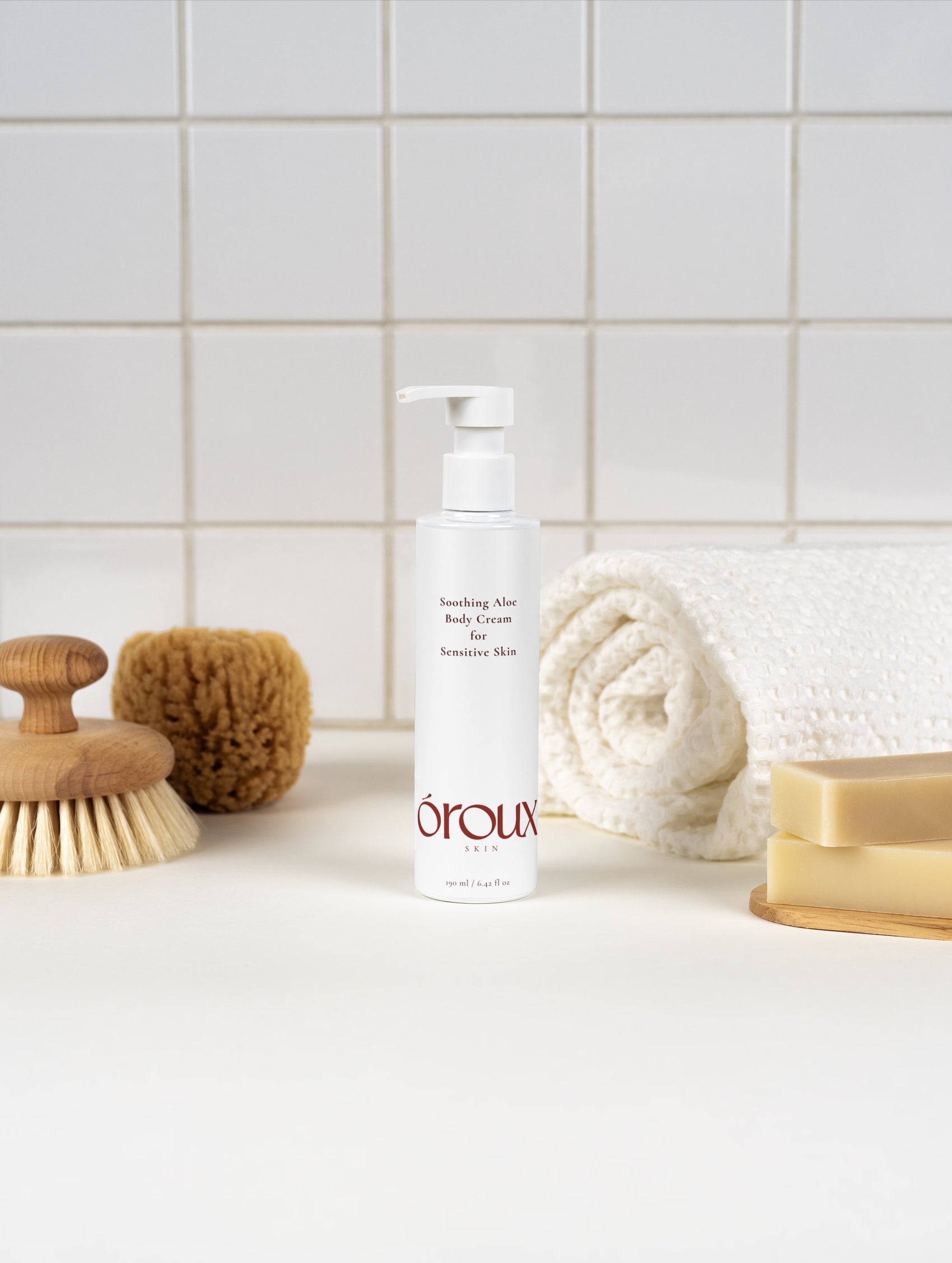 Soothing Aloe Body Cream for Sensitive Skin