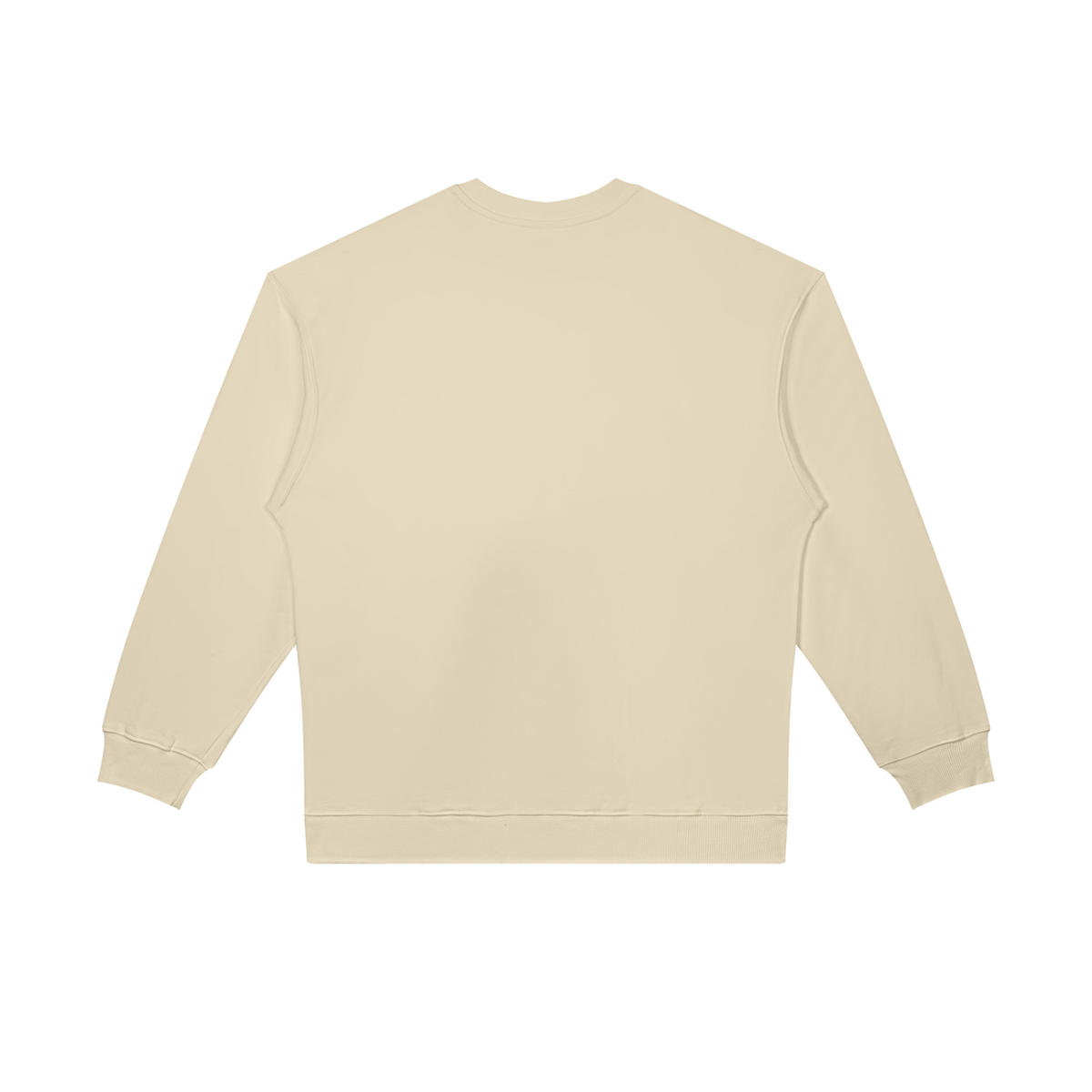 Product packaging and boxed crewneck sweatshirt with 'Badass Redhead' branding