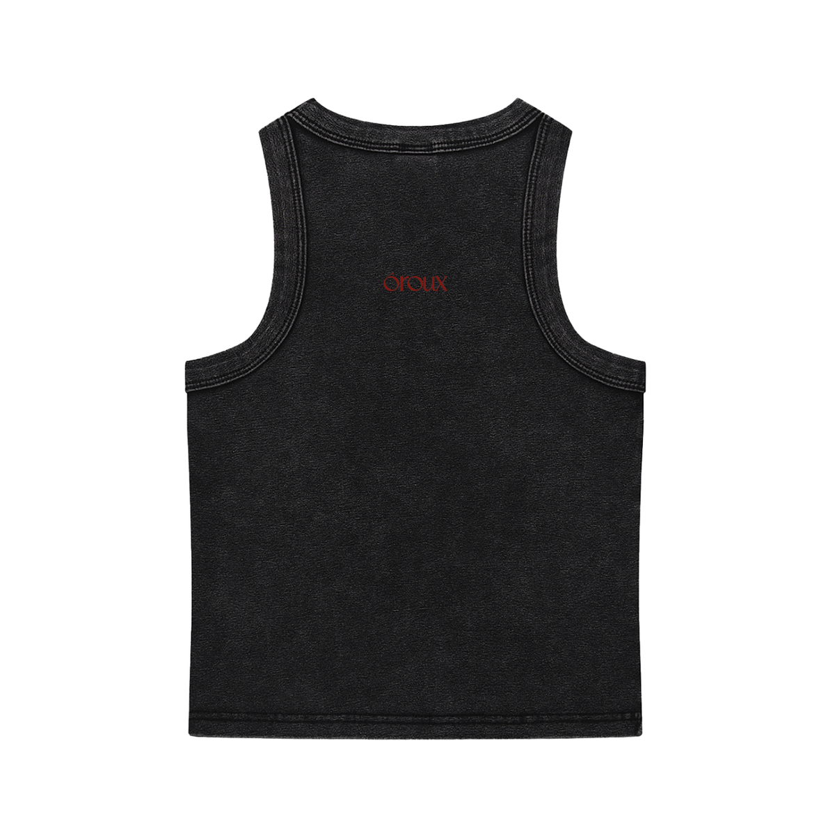 redheadgoddess redhead goddess cropped tank top back oroux logo