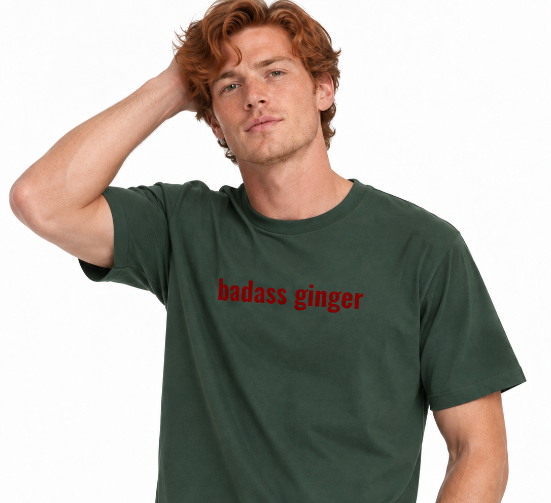 Badass Ginger Unisex Pure Cotton T-Shirt