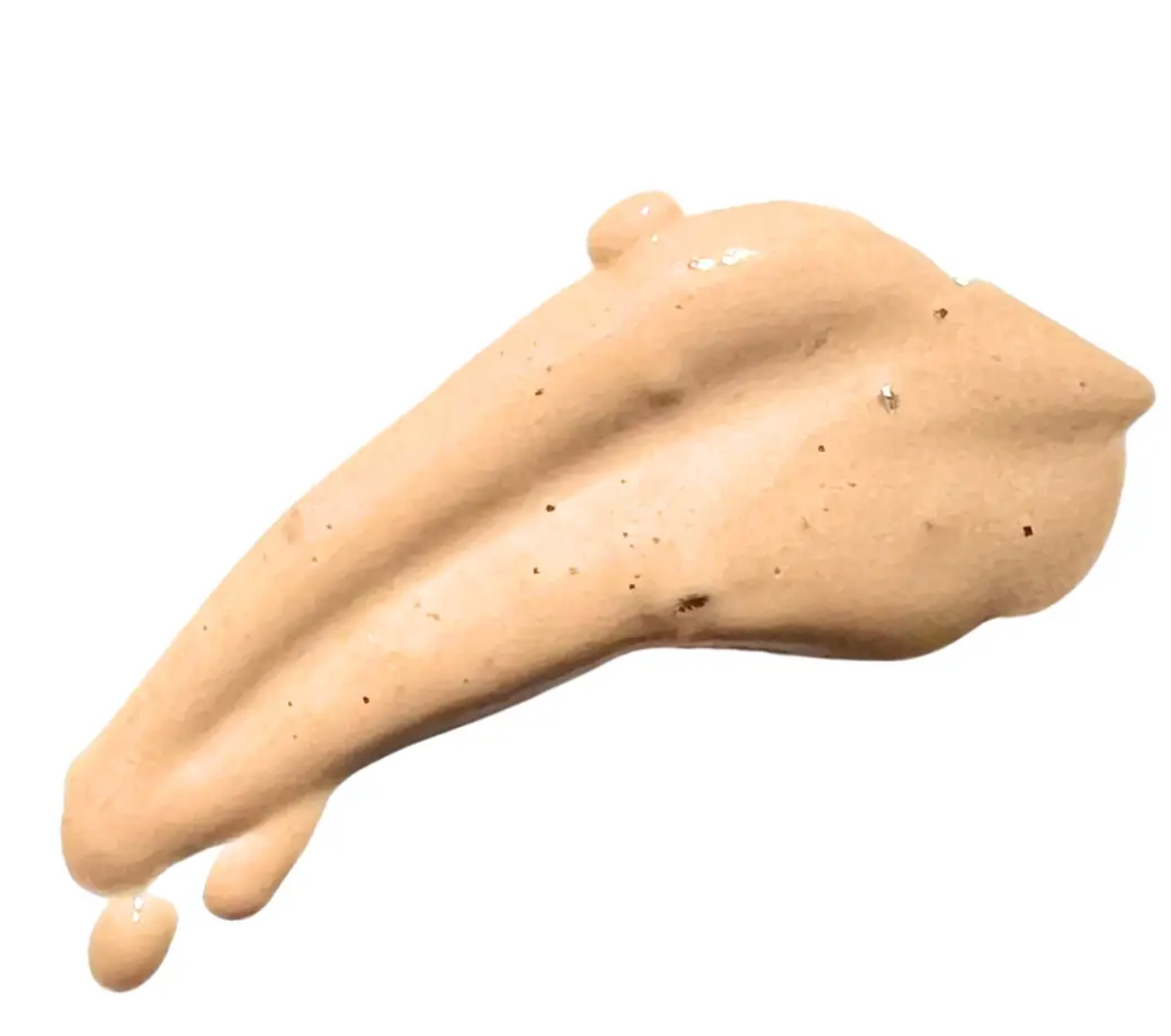 fair Beige cream sunscreen swatch on a white background
