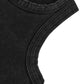 black tank top up close detail
