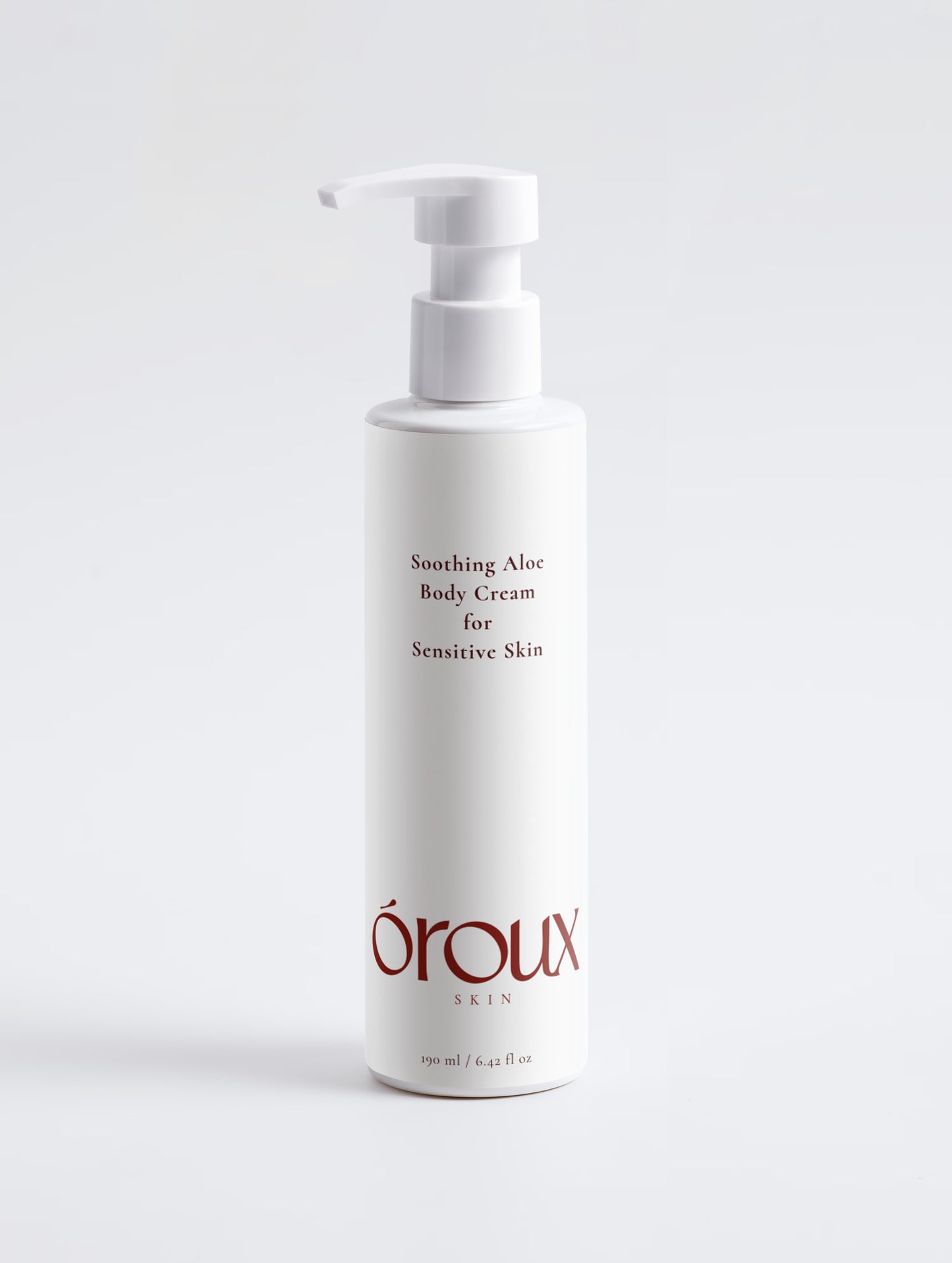 Soothing Aloe Body Cream for Sensitive Skin