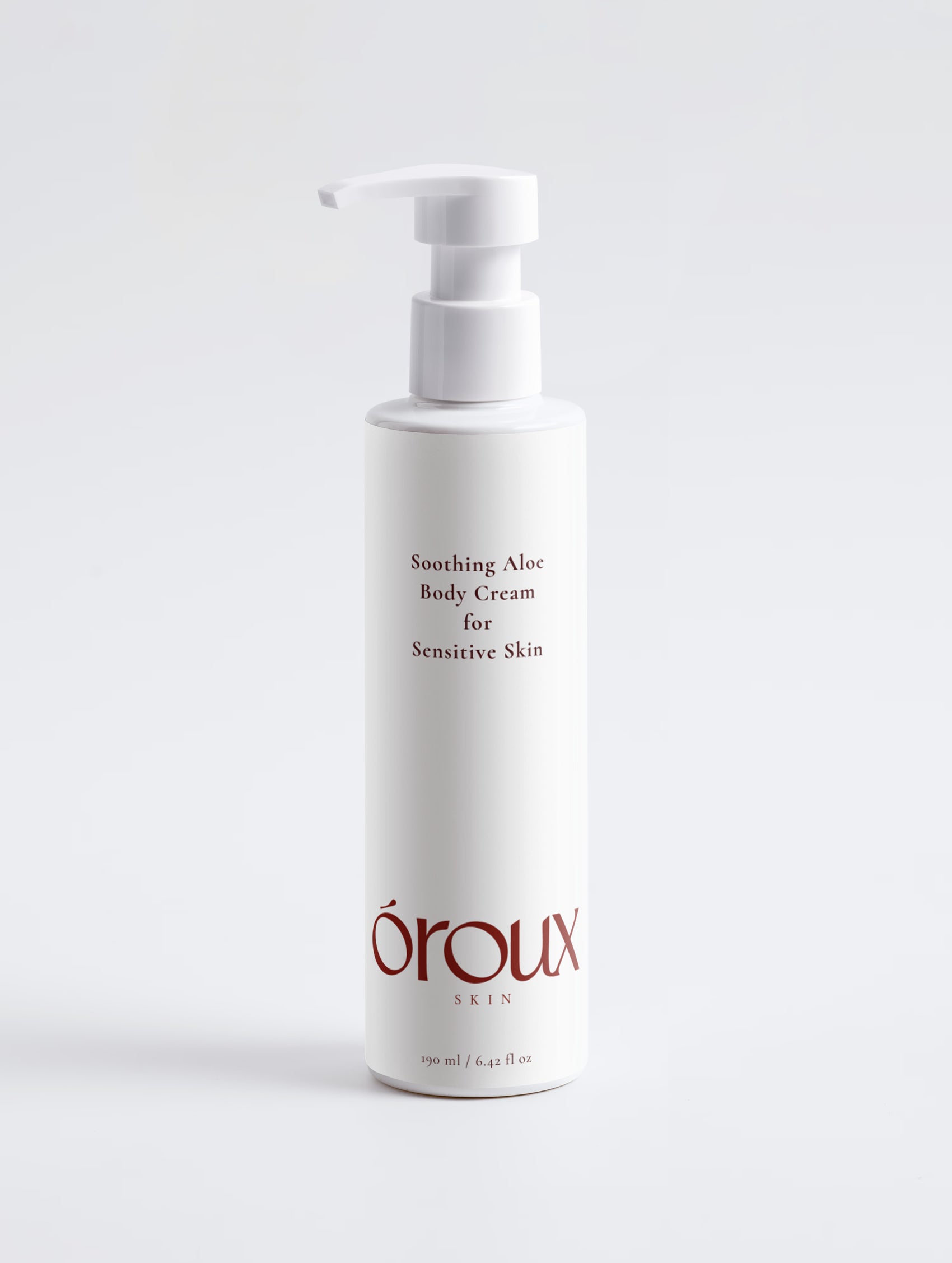 Soothing Aloe Body Cream for Sensitive Skin