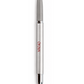 A oroux redhead eyebrow pencil shown horizontally against a plain white background.