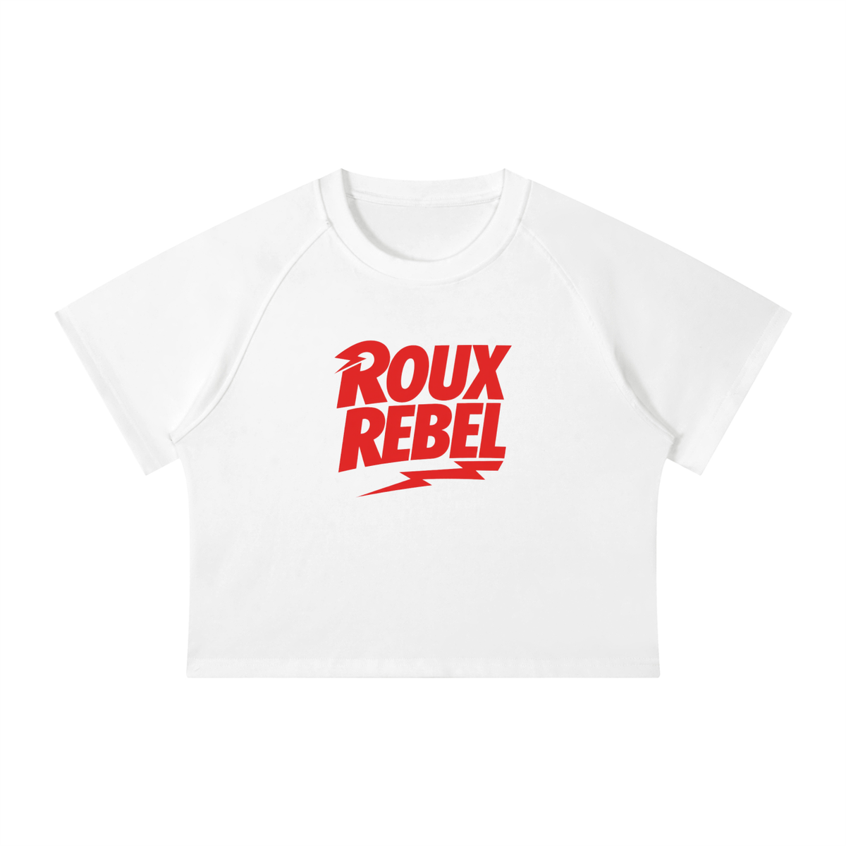 roux rebel shirt by oroux rocker cropped shirt for redheads in white